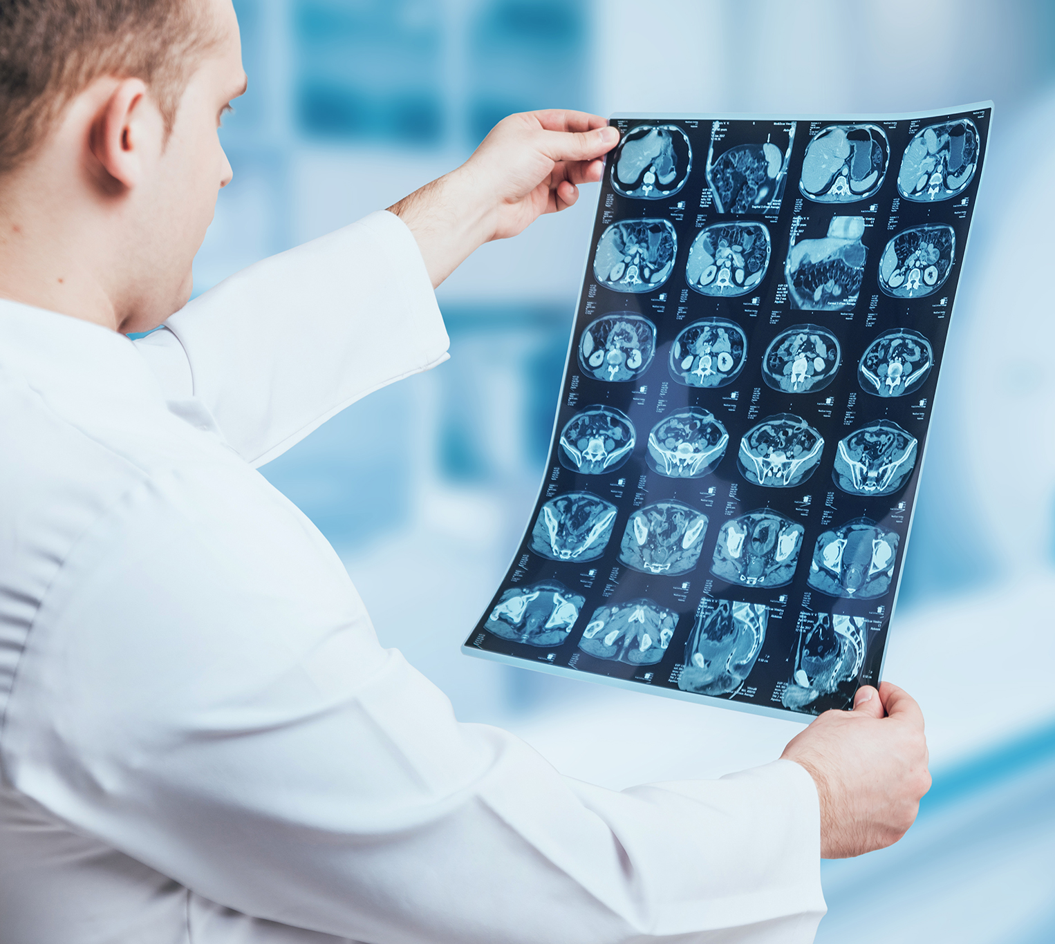 Doctor,Examine,Mri,Picture.,Medical,Equipment.